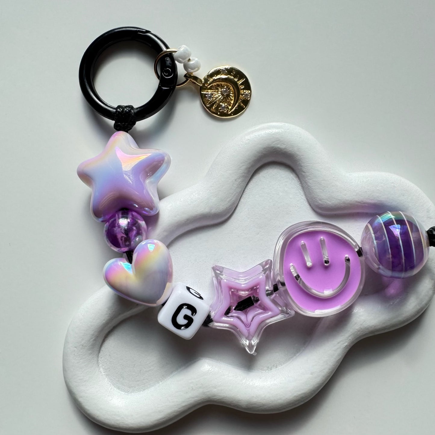 Lavender Moon Keyring
